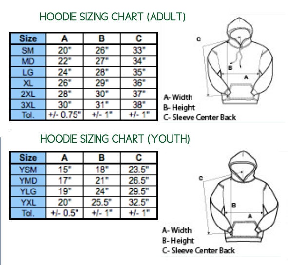 gildan youth hoodie size chart - Part.tscoreks.org